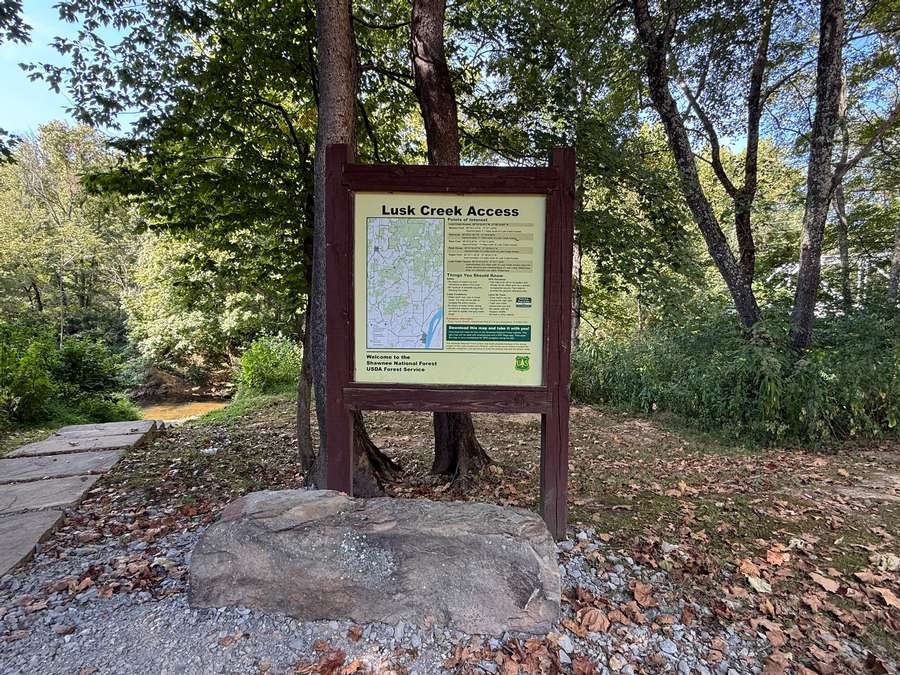 Near this popular kayaking area