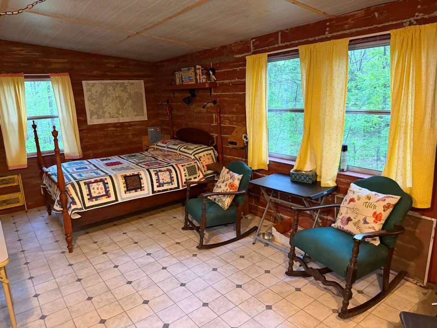 Ultimate Outdoor Escape: 4.9± Wooded Acres with Off-Grid Cabin, Direct ...