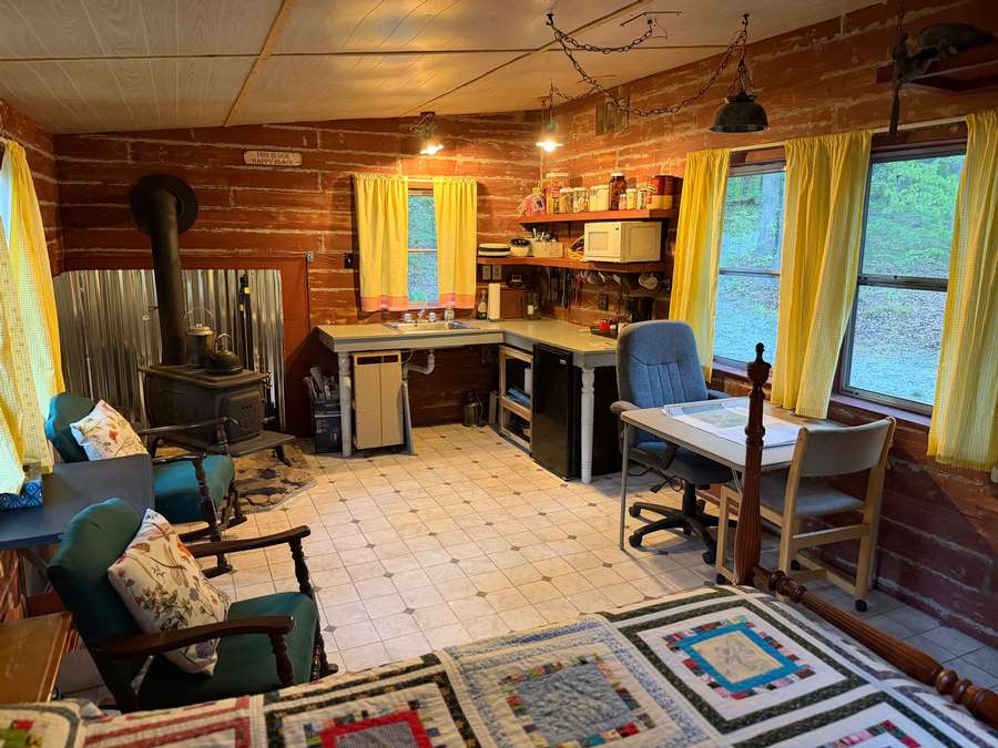 Ultimate Outdoor Escape: 4.9± Wooded Acres with Off-Grid Cabin, Direct ...