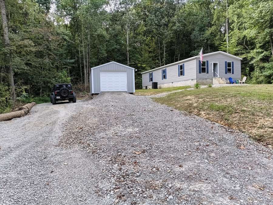 41 Wooded Acres with Home, Superb Deer & Turkey Hunting, and Shawnee Forest Access